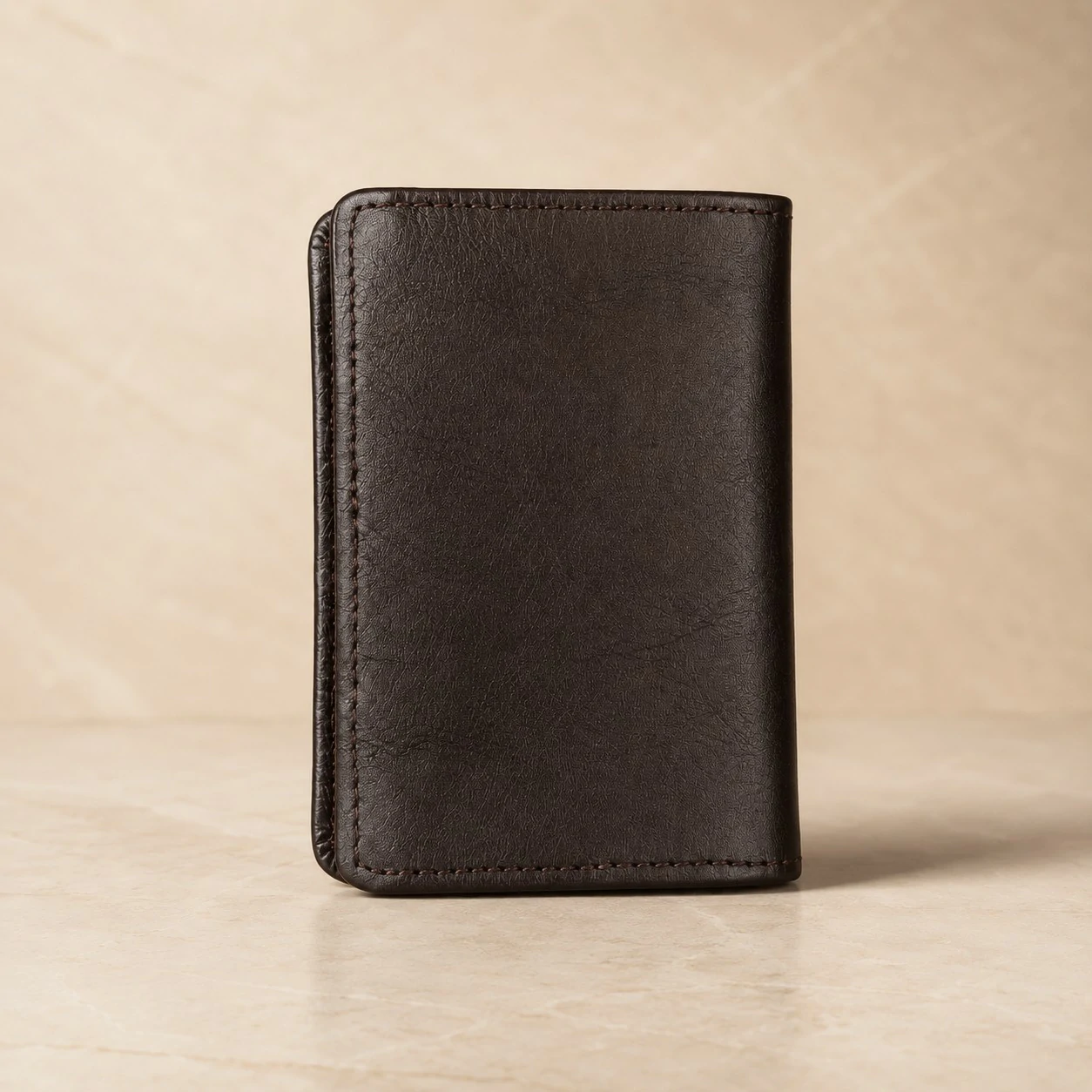 Zays Handcrafted Premium Leather Super Slim Card Holder Mini Wallet - W121 - Image 7