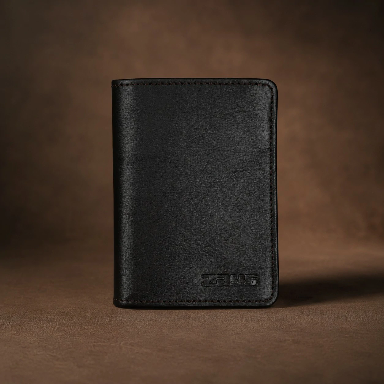 Zays Handcrafted Premium Leather Super Slim Card Holder Mini Wallet - W121 - Image 12