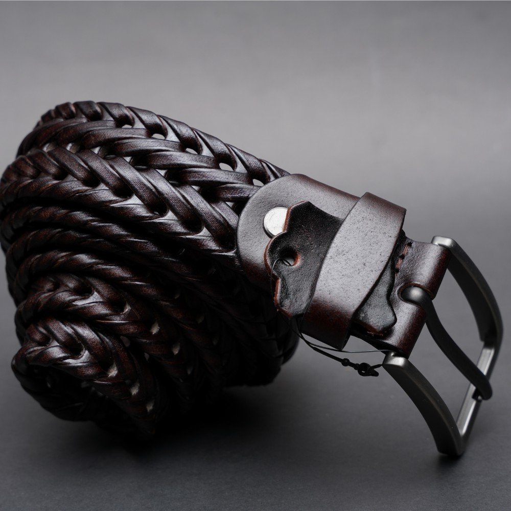 Zays Handcrafted Genuine Leather Belt for Men – Premium Quality, Adjustable, Stylish & Durable - (MB143-146) - Image 5