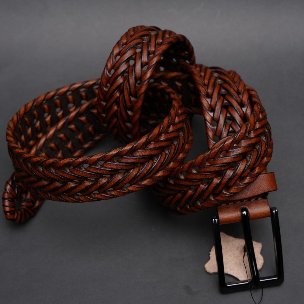 Zays Handcrafted Genuine Leather Belt for Men – Premium Quality, Adjustable, Stylish & Durable - (MB143-146) - Image 12