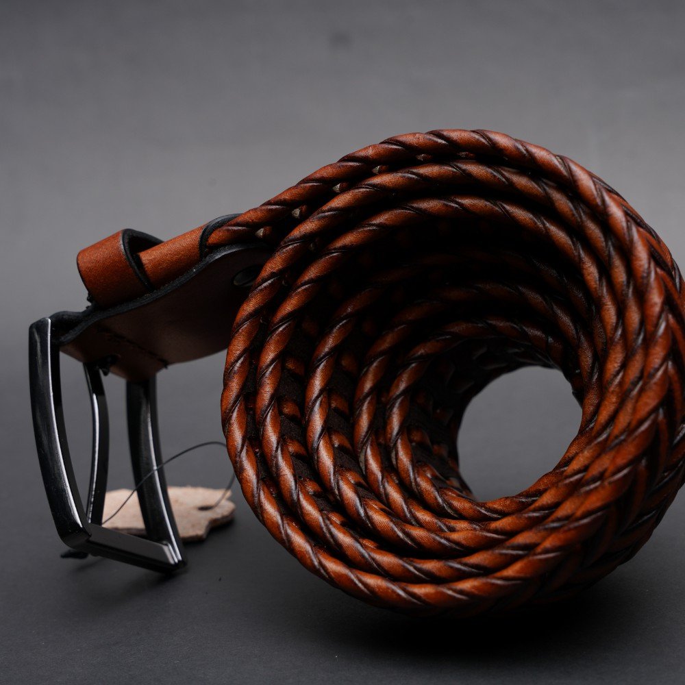 Zays Handcrafted Genuine Leather Belt for Men – Premium Quality, Adjustable, Stylish & Durable - (MB143-146) - Image 30