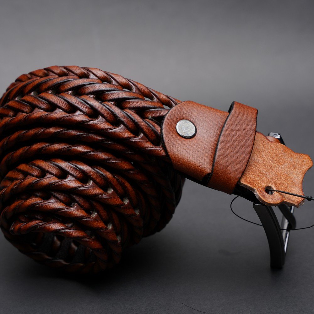 Zays Handcrafted Genuine Leather Belt for Men – Premium Quality, Adjustable, Stylish & Durable - (MB143-146) - Image 15
