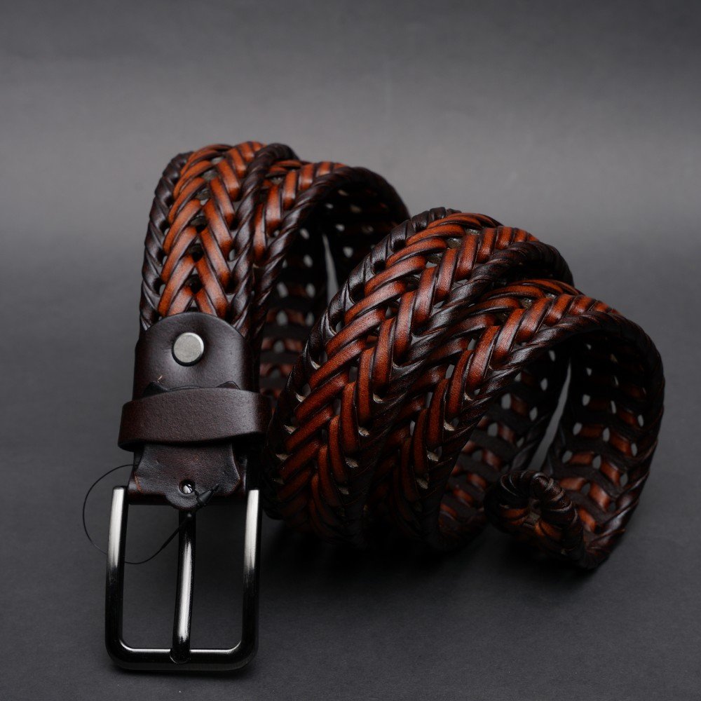 Zays Handcrafted Genuine Leather Belt for Men – Premium Quality, Adjustable, Stylish & Durable - (MB143-146) - Image 31