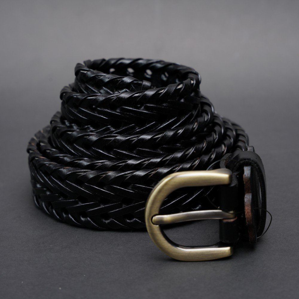 Zays Handcrafted Genuine Leather Belt for Unisex – Premium Quality, Adjustable, Stylish & Durable (WB101-104) - Image 3