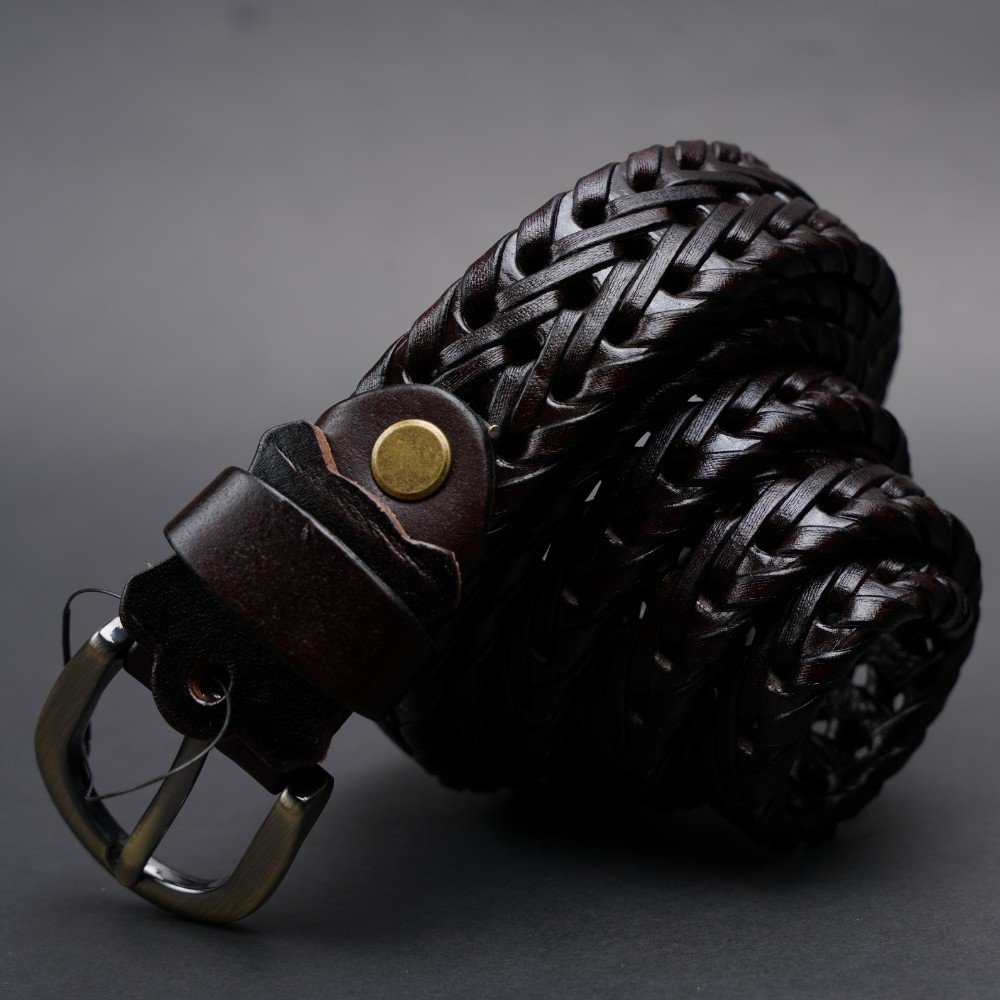 Zays Handcrafted Genuine Leather Belt for Unisex – Premium Quality, Adjustable, Stylish & Durable (WB101-104) - Image 6