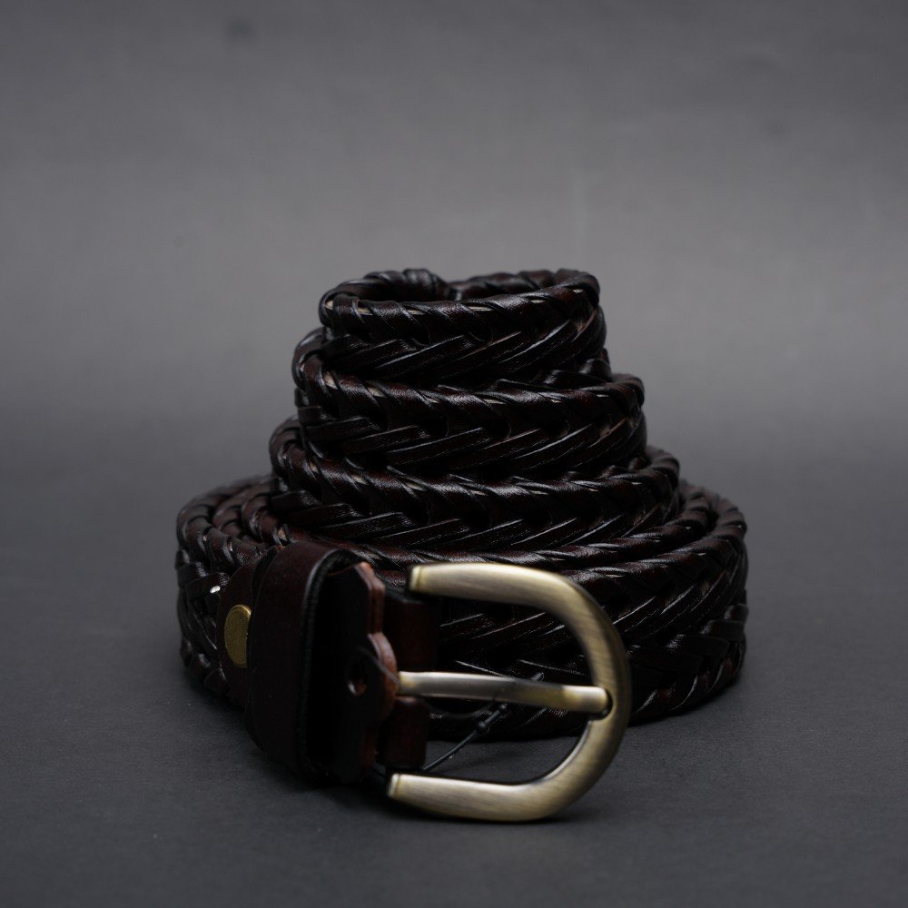 Zays Handcrafted Genuine Leather Belt for Unisex – Premium Quality, Adjustable, Stylish & Durable (WB101-104) - Image 7