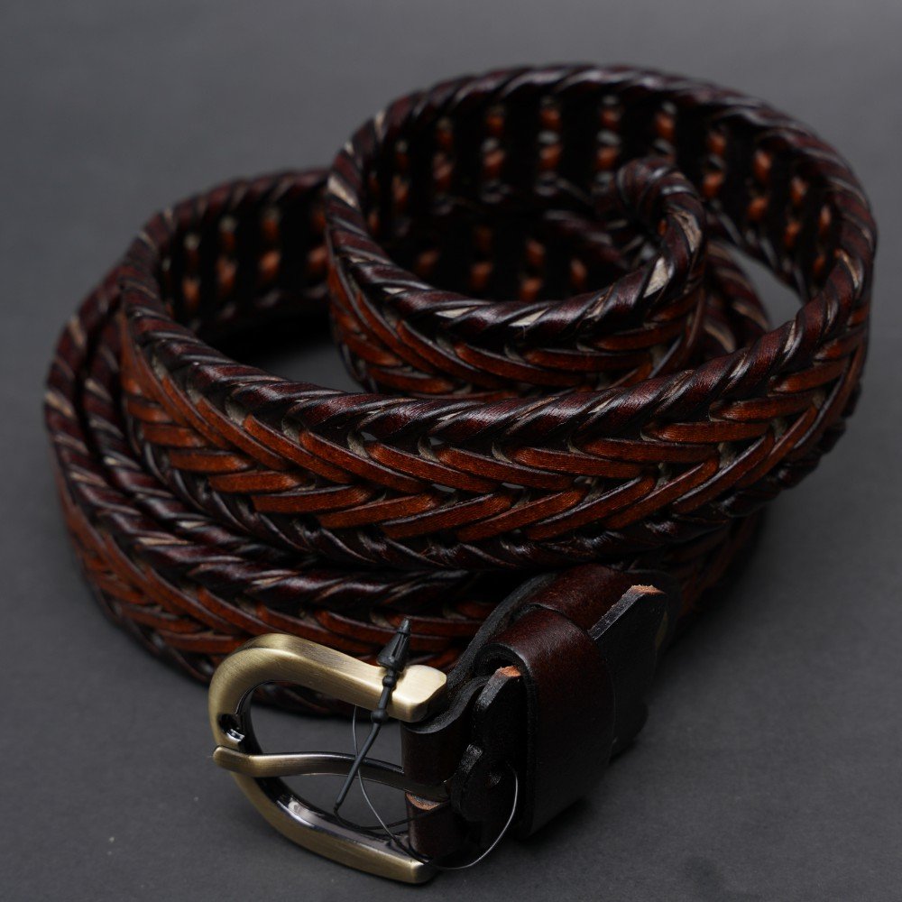 Zays Handcrafted Genuine Leather Belt for Unisex – Premium Quality, Adjustable, Stylish & Durable (WB101-104) - Image 21