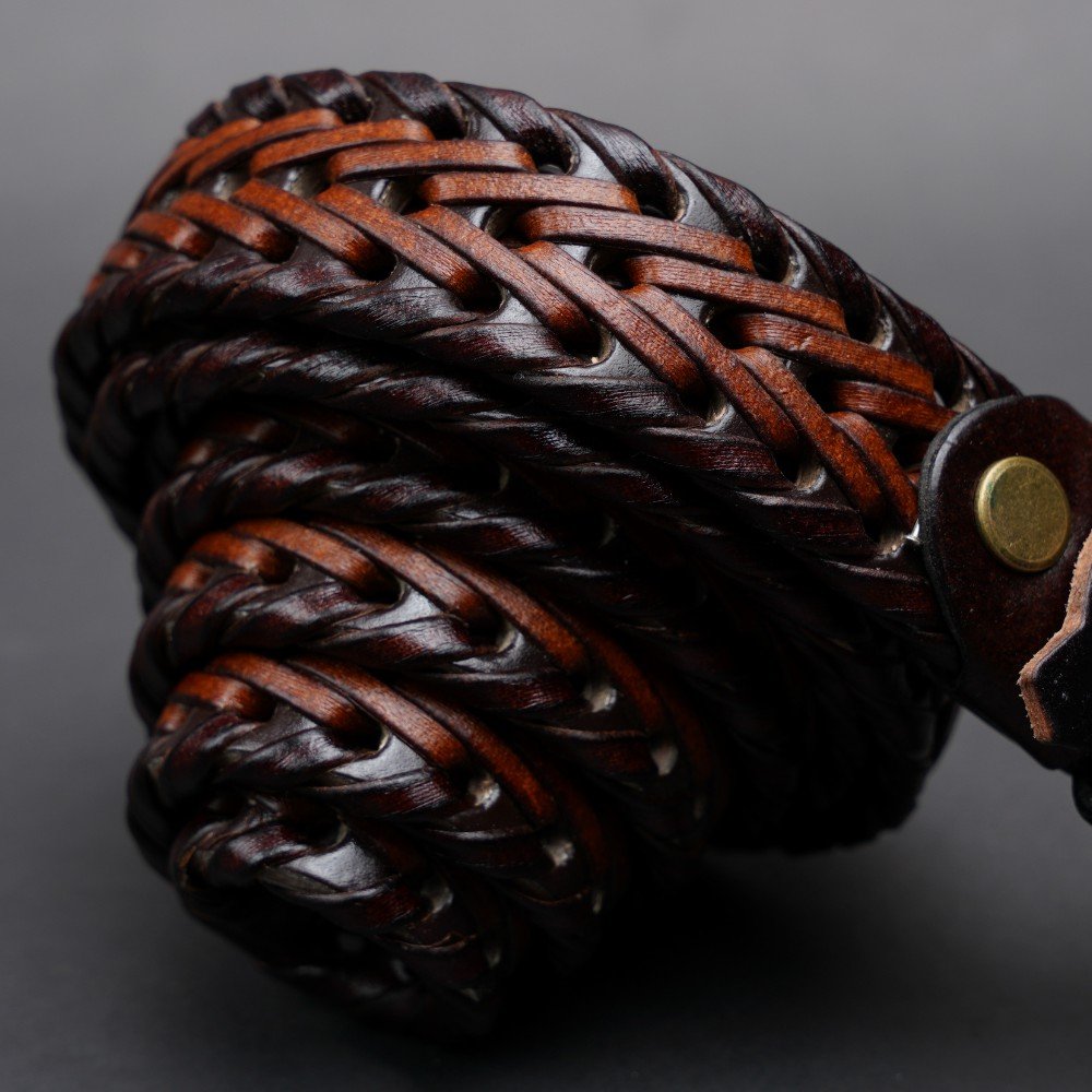 Zays Handcrafted Genuine Leather Belt for Unisex – Premium Quality, Adjustable, Stylish & Durable (WB101-104) - Image 23