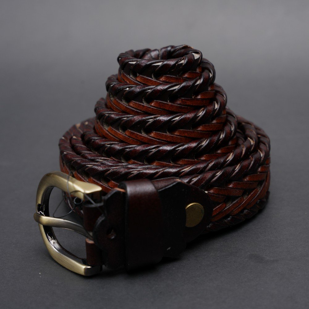 Zays Handcrafted Genuine Leather Belt for Unisex – Premium Quality, Adjustable, Stylish & Durable (WB101-104) - Image 25