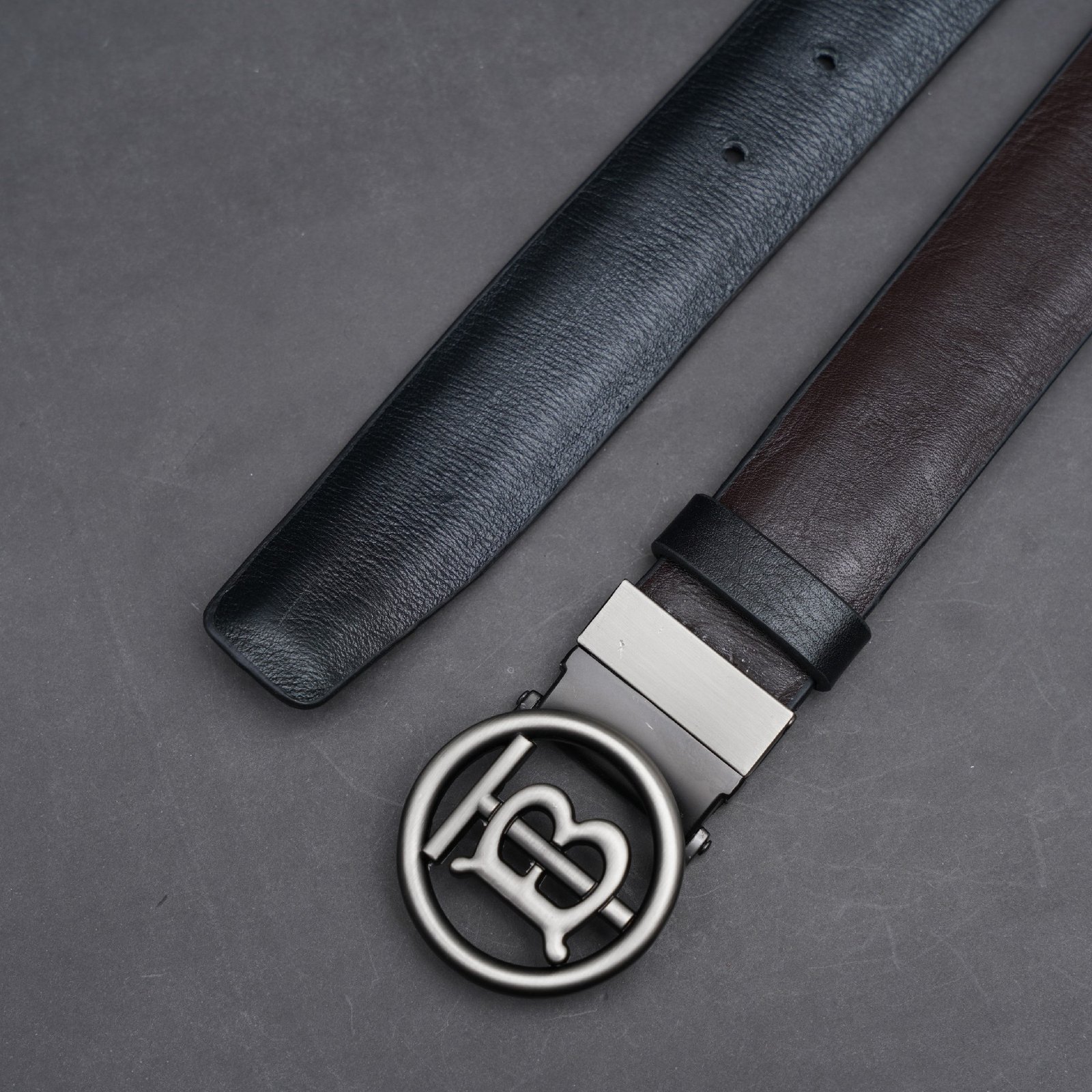 Zays Reversible Genuine Leather Belt for Men – ZMB117 - Image 3