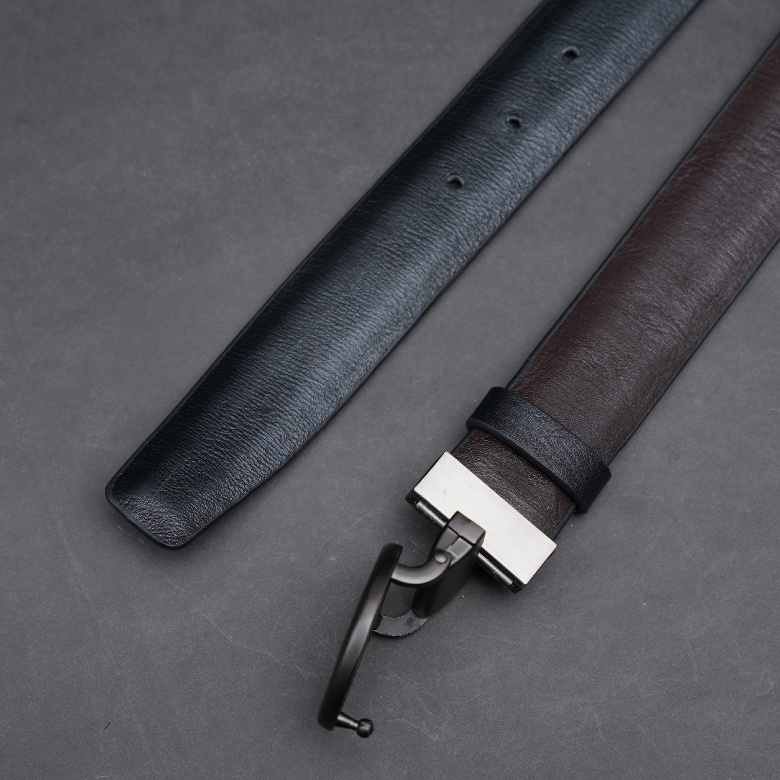 Zays Reversible Genuine Leather Belt for Men – ZMB117 - Image 13
