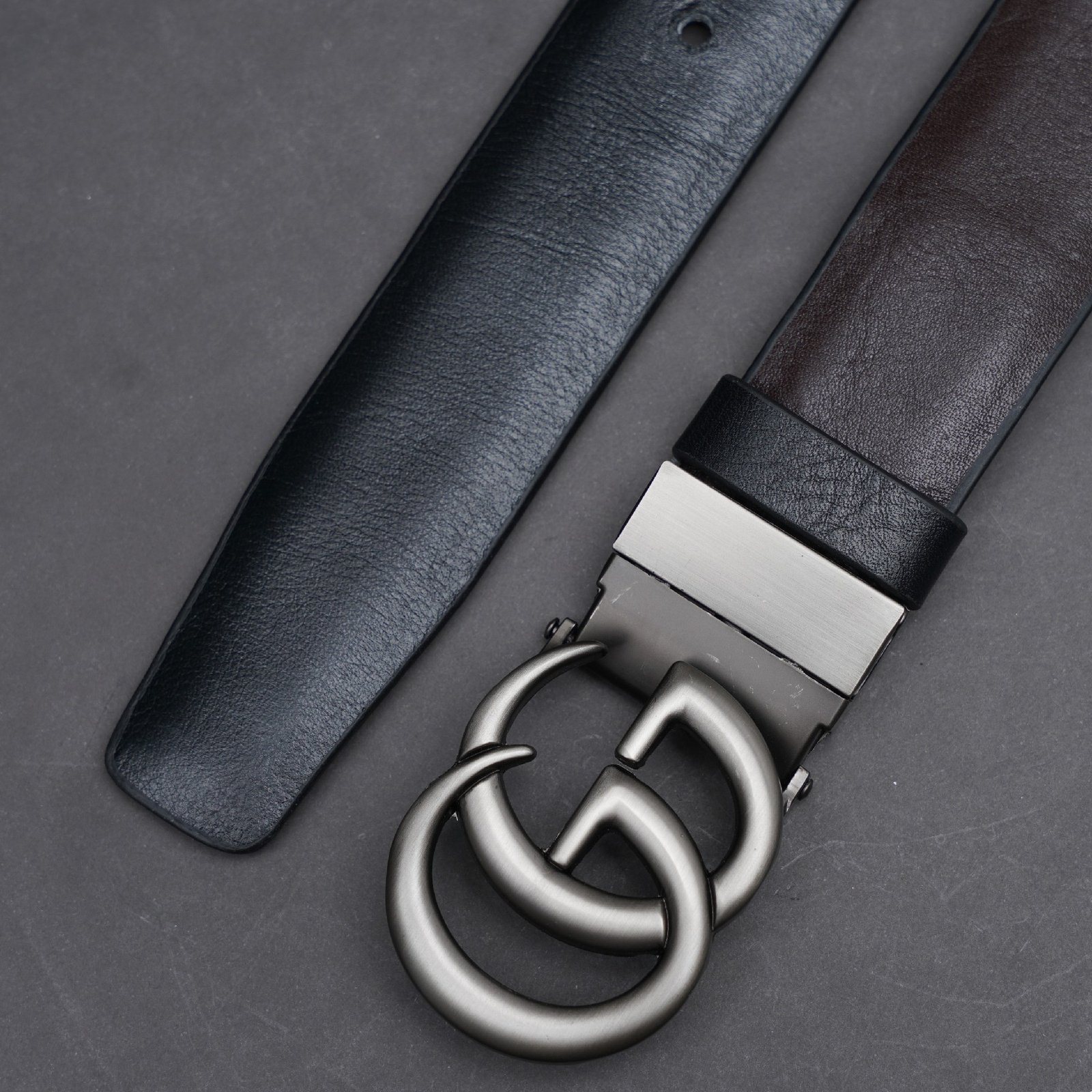 Zays Reversible Genuine Leather Belt for Men – ZMB118 - Image 8