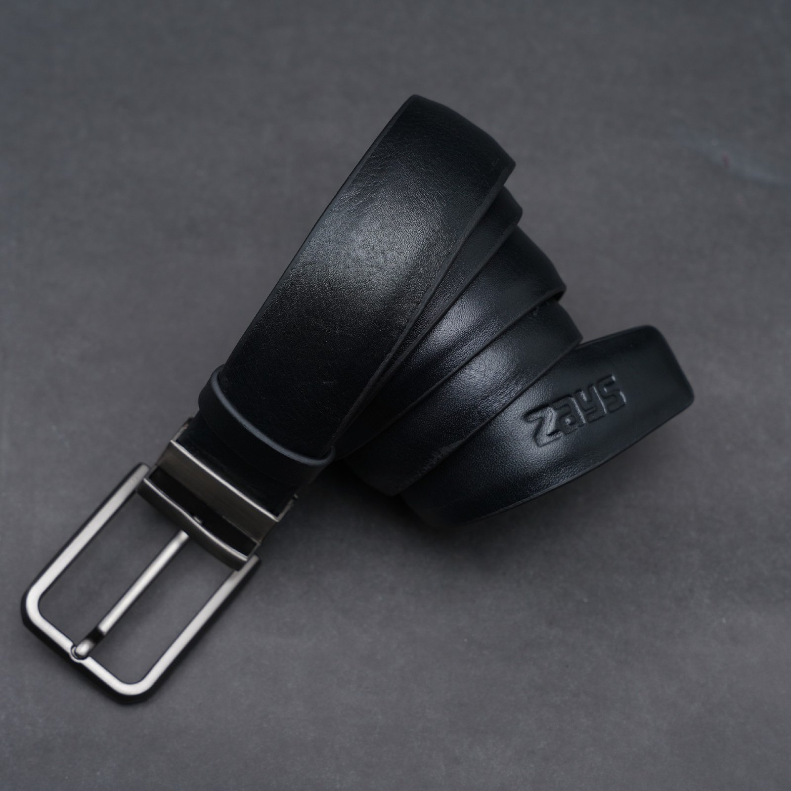 Zays Reversible Genuine Leather Belt for Men – ZMB120 - Image 6