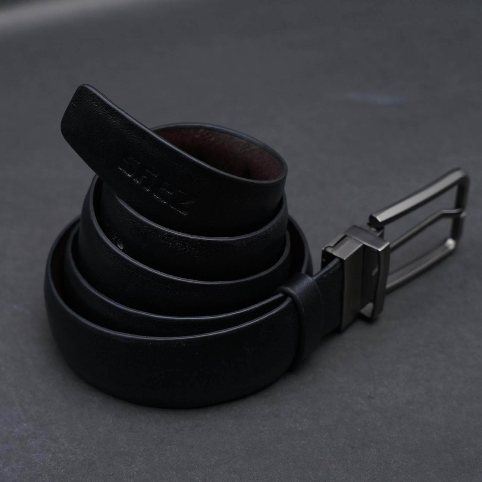 Zays Reversible Genuine Leather Belt for Men – ZMB120 - Image 3