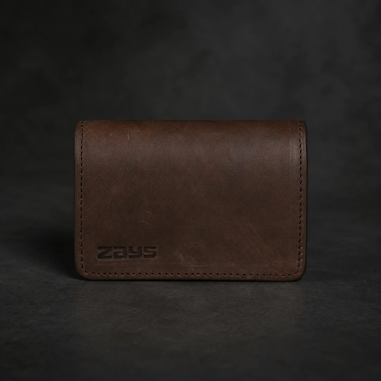 Zays Premium Eco-Friendly Leather Magnetic Card Holder Mini Wallet (CW128-Oil Pull Up) - Image 14