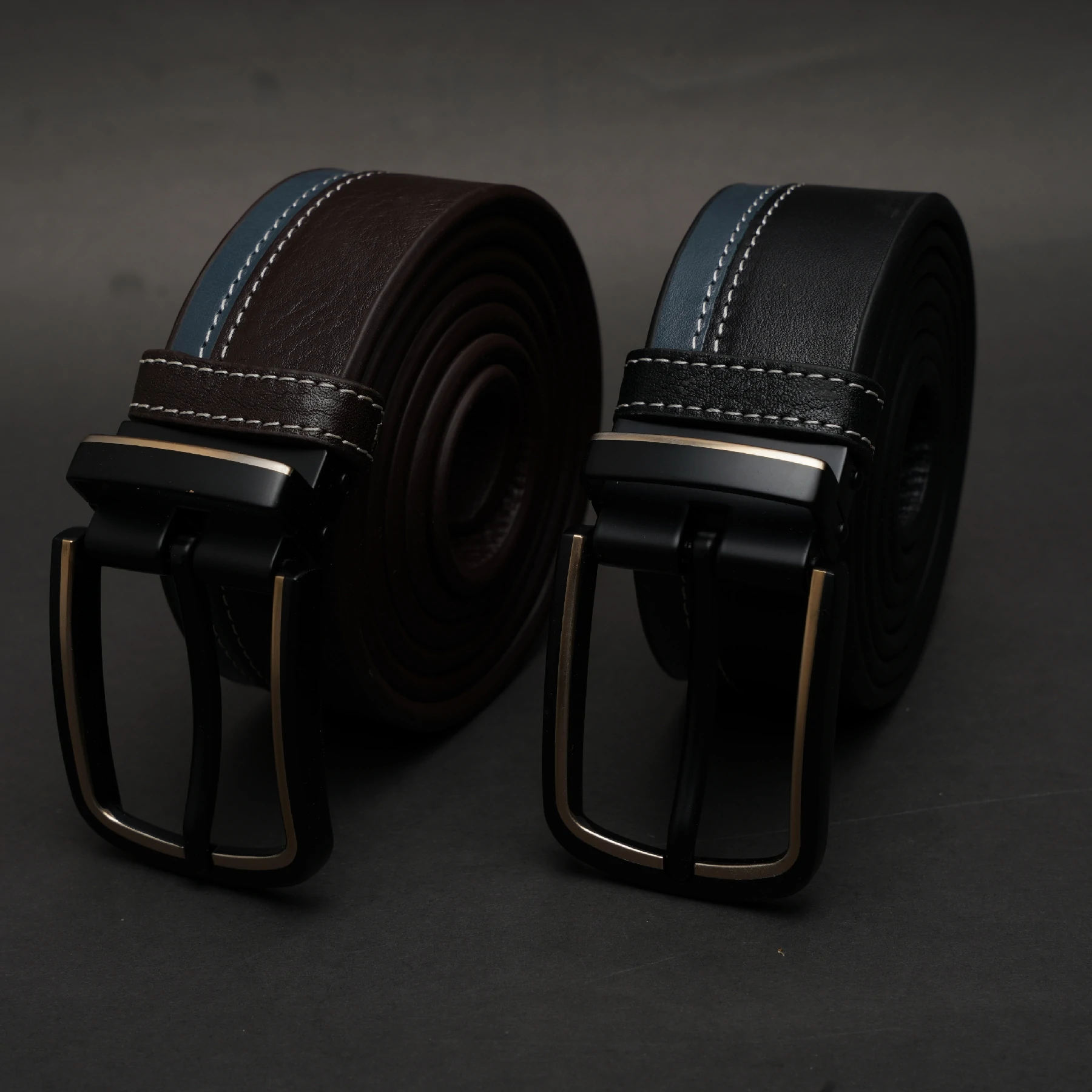 Zays Handcrafted Genuine Leather Belt for Men – Premium Quality, Adjustable, Stylish & Durable (BC104-Limited Edition) - Image 2