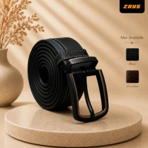 Zays Handcrafted Genuine Leather Belt for Men – Premium Quality, Adjustable, Stylish & Durable (BC104-Limited Edition)