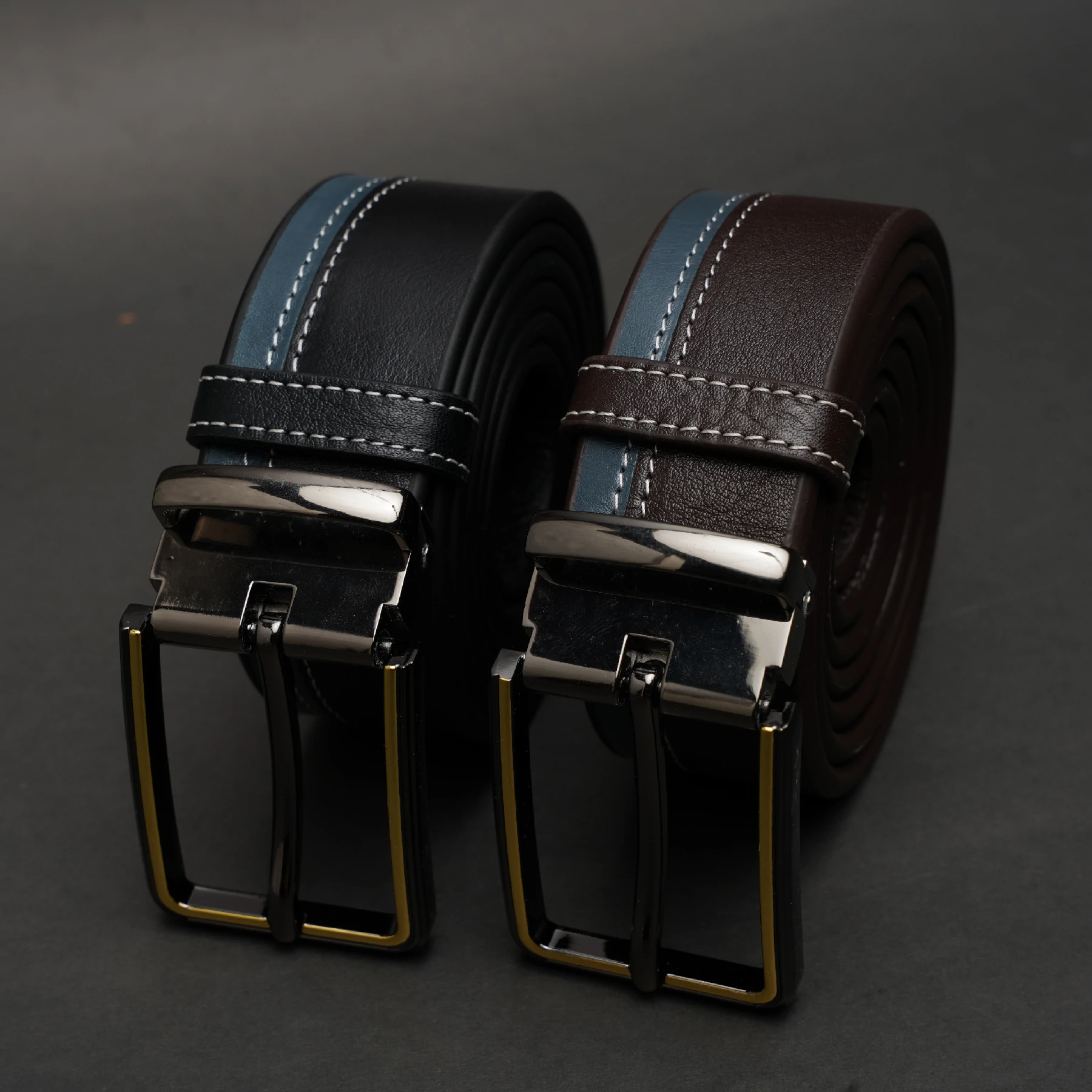 Zays Handcrafted Genuine Leather Belt for Men – Premium Quality, Adjustable, Stylish & Durable (BC106-Limited Edition) - Image 2