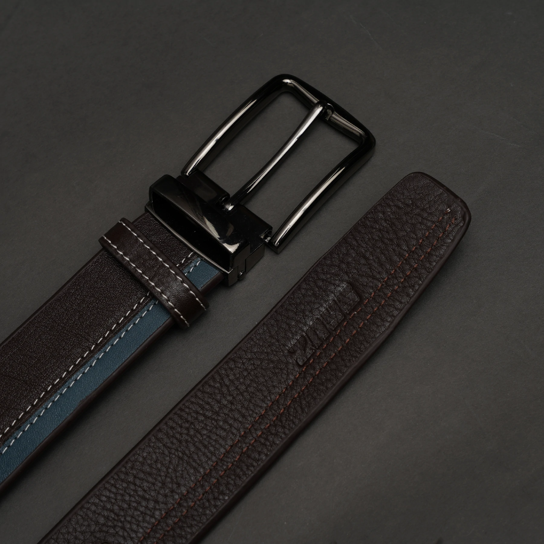 Zays Handcrafted Genuine Leather Belt for Men – Premium Quality, Adjustable, Stylish & Durable (BC107-Limited Edition) - Image 5