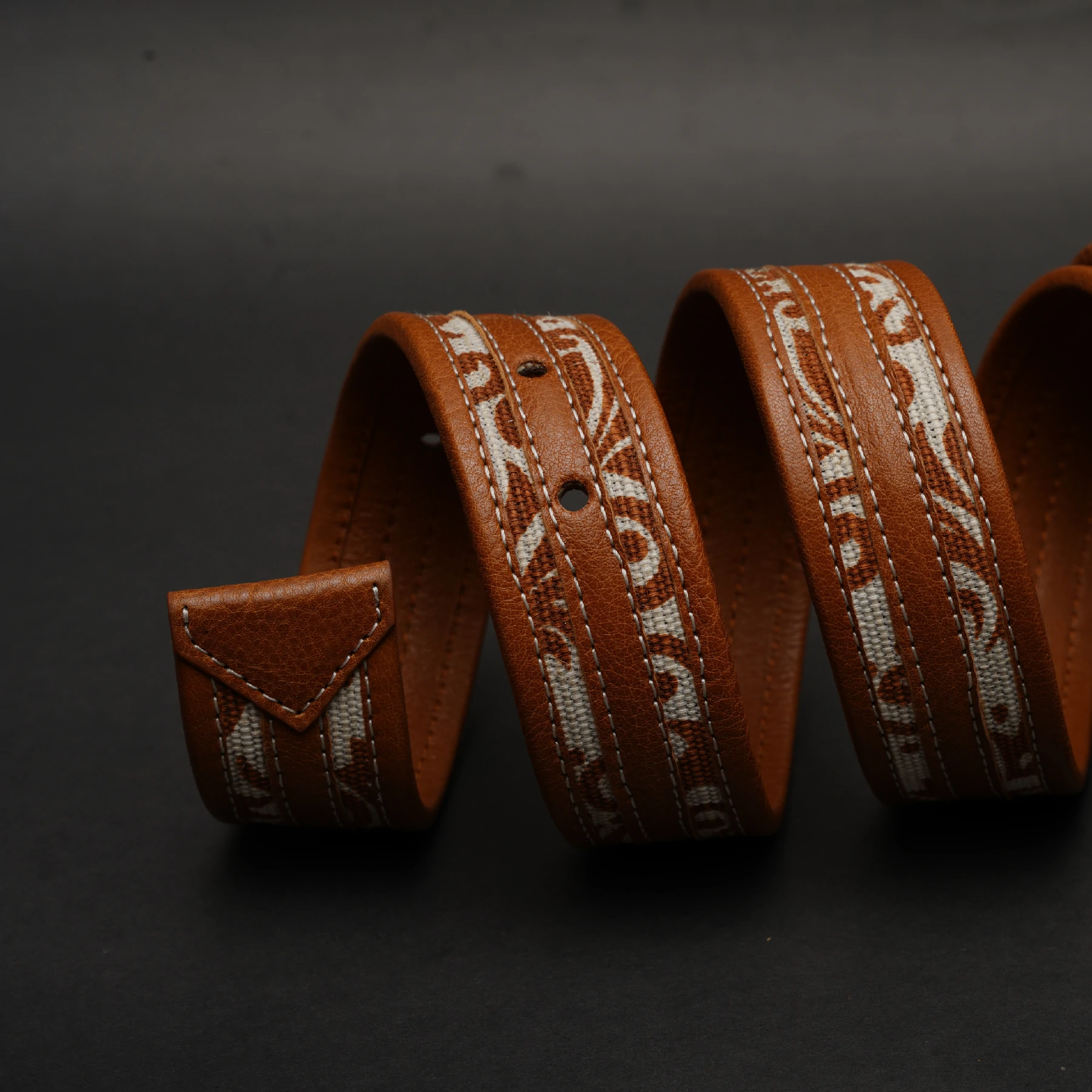 Zays Genuine Leather Belt for Men – Premium Quality, Adjustable, Stylish & Durable (BC150-Handcrafted) - Image 4