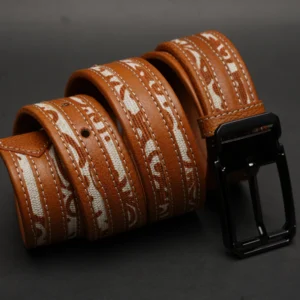 Zays Genuine Leather Belt for Men – Premium Quality, Adjustable, Stylish & Durable (BC151-Handcrafted)