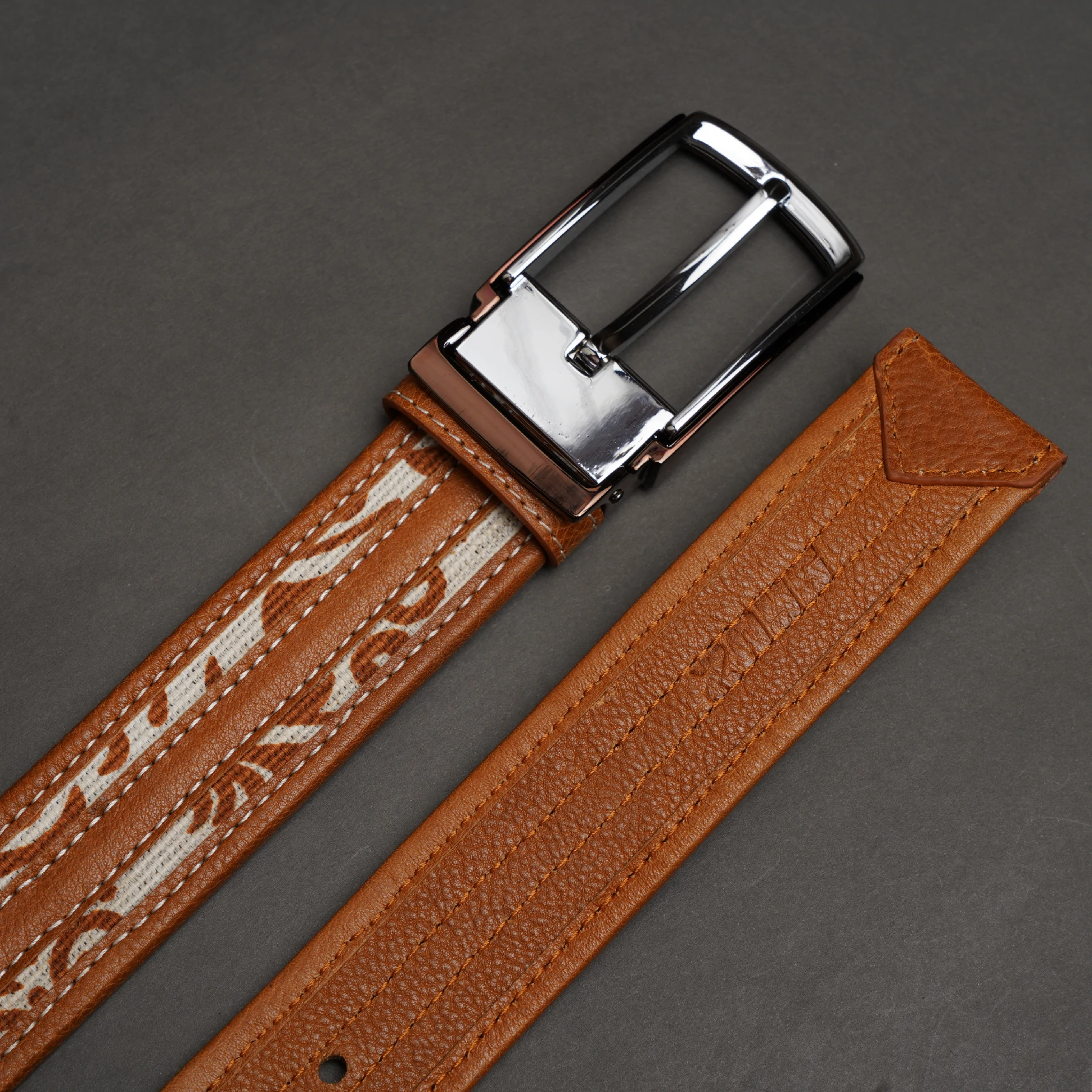 Zays Genuine Leather Belt for Men – Premium Quality, Adjustable, Stylish & Durable (BC152-Handcrafted)