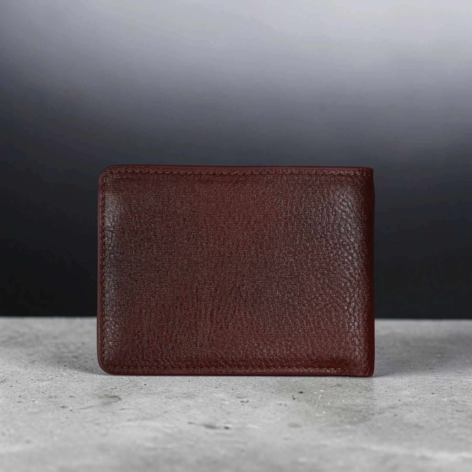 Zays Handcrafted Premium Leather Bifold Short Wallet - W123 - Image 14