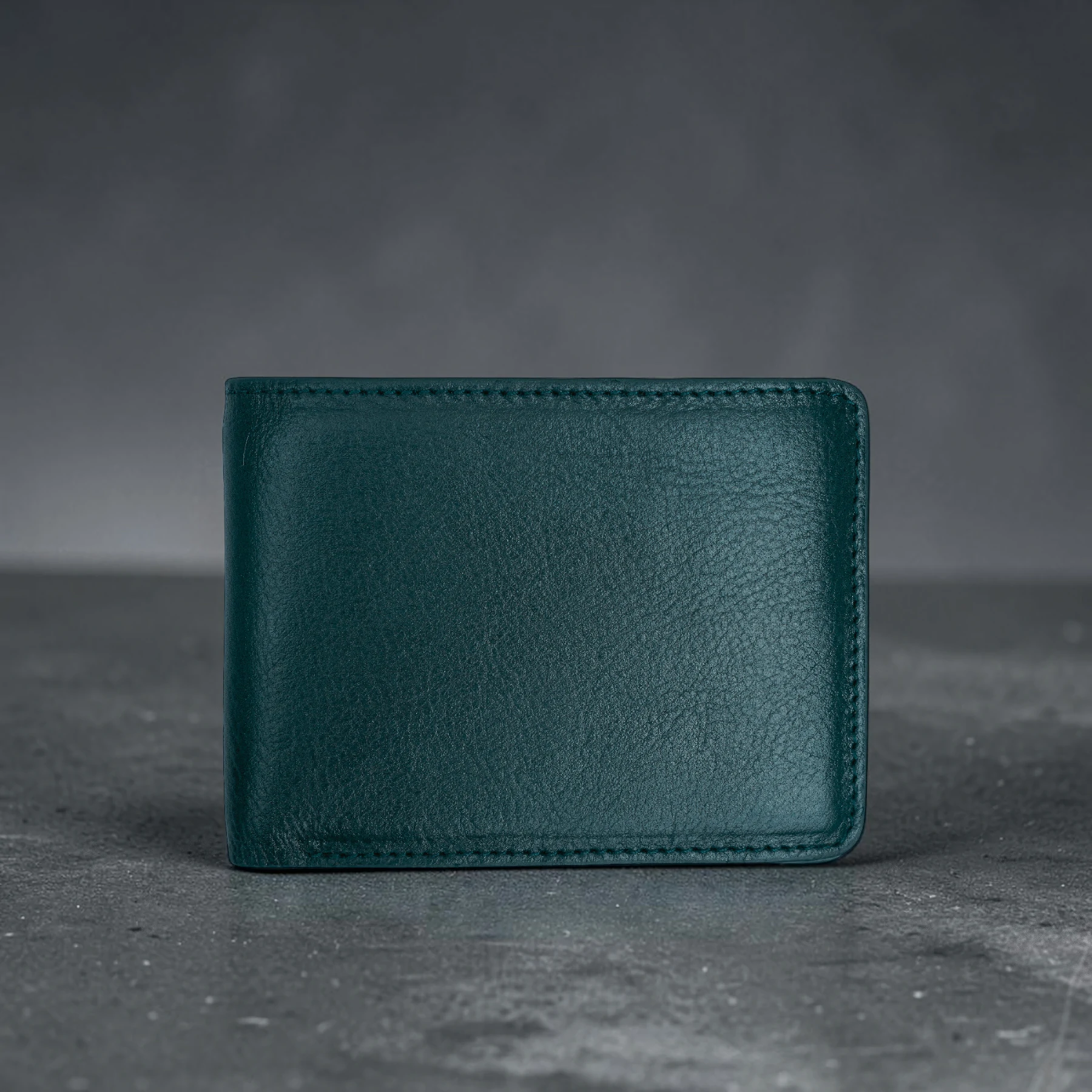 Zays Handcrafted Premium Leather Bifold Short Wallet - W123 - Image 5