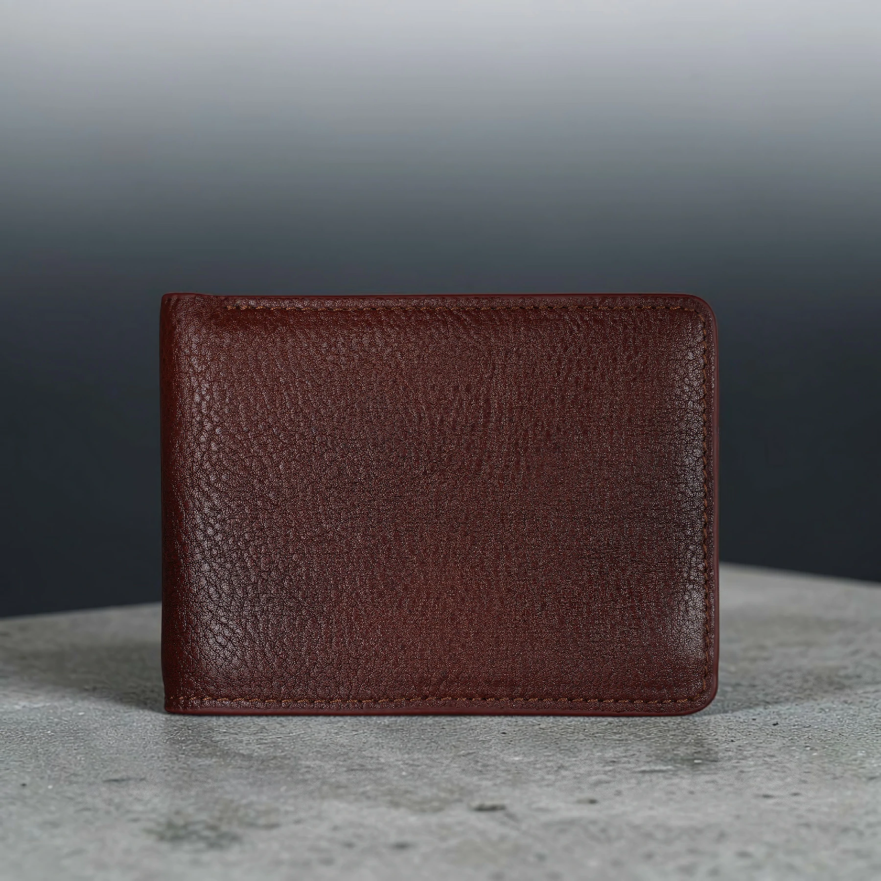 Zays Handcrafted Premium Leather Bifold Short Wallet - W123 - Image 13