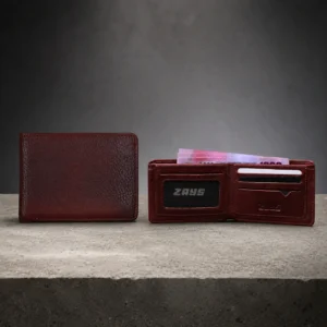 Alternative view of Zays Handcrafted Premium Leather Bifold Short Wallet - W123