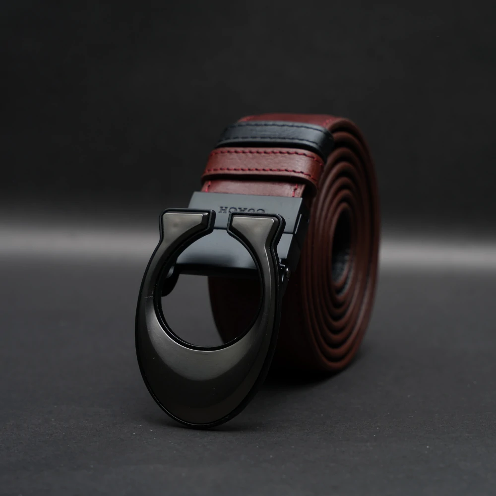 Zays Reversible Pin Buckle Leather Belt for Men - BC154 - Image 9