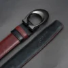 Zays Reversible Pin Buckle Leather Belt for Men - BC154