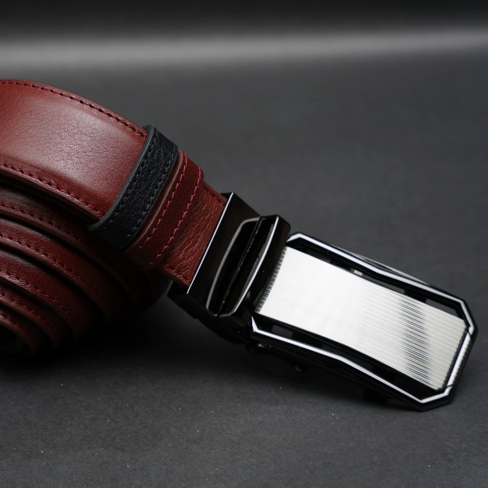 Zays Reversible Auto Gear Leather Belt for Men - BC148 - Image 3