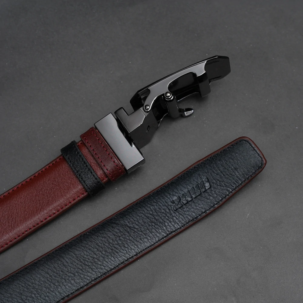 Zays Reversible Auto Gear Leather Belt for Men - BC148 - Image 4