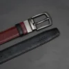 Zays Reversible Pin Buckle Leather Belt for Men - BC156
