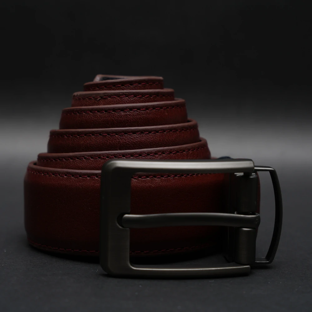 Zays Reversible Pin Buckle Leather Belt for Men - BC155 - Image 7
