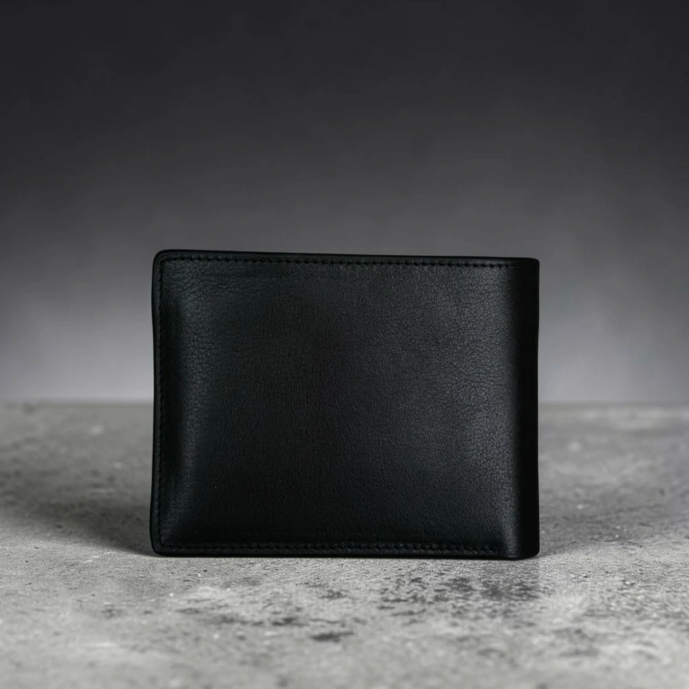 Zays Handcrafted Premium Leather Bifold Short Wallet – W124 - Image 13