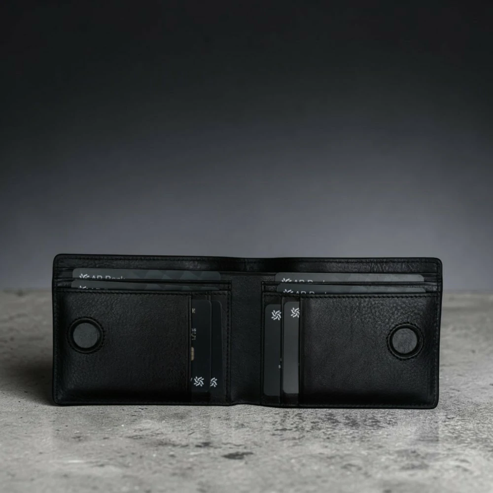 Zays Handcrafted Premium Leather Bifold Short Wallet – W124 - Image 14