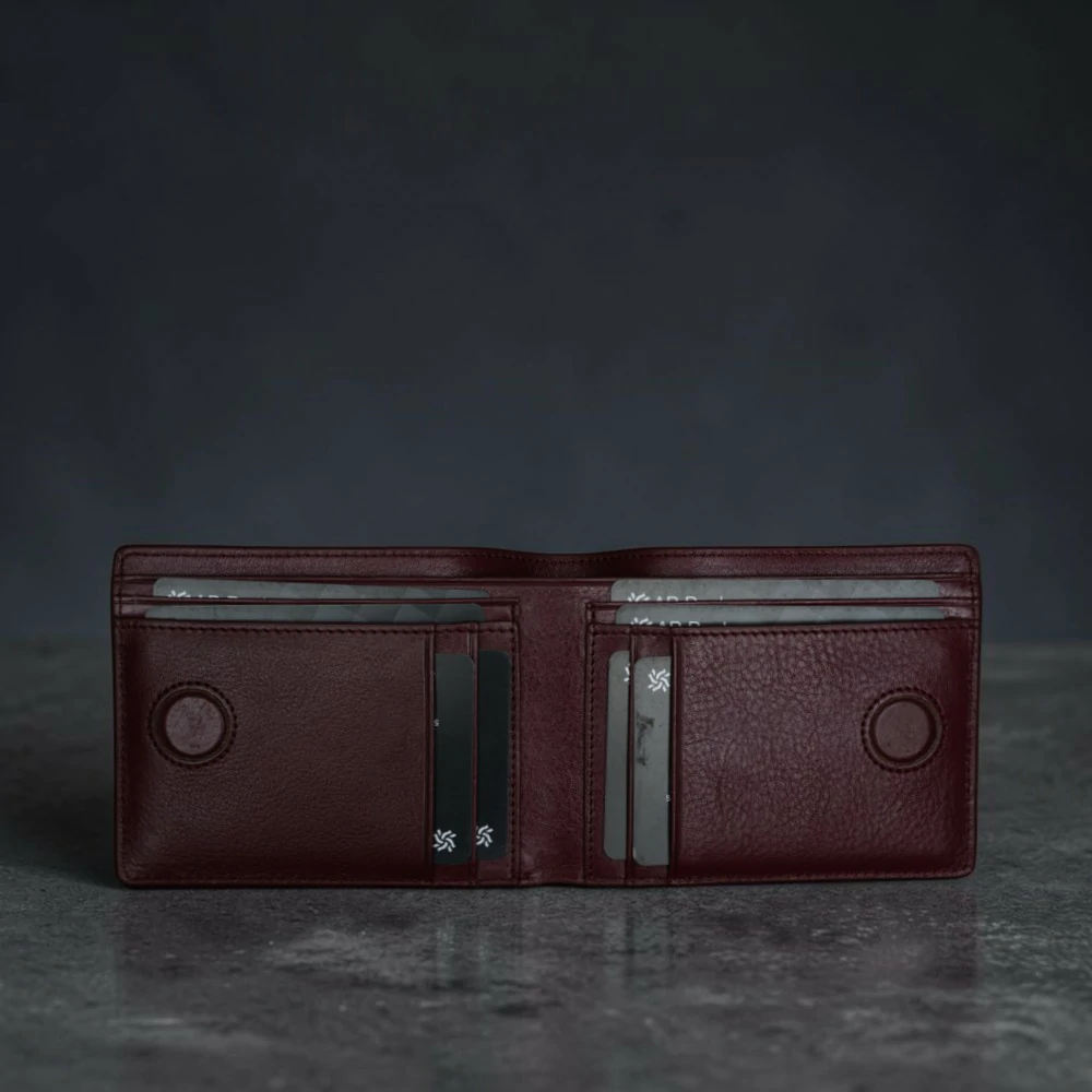 Zays Handcrafted Premium Leather Bifold Short Wallet – W124 - Image 33