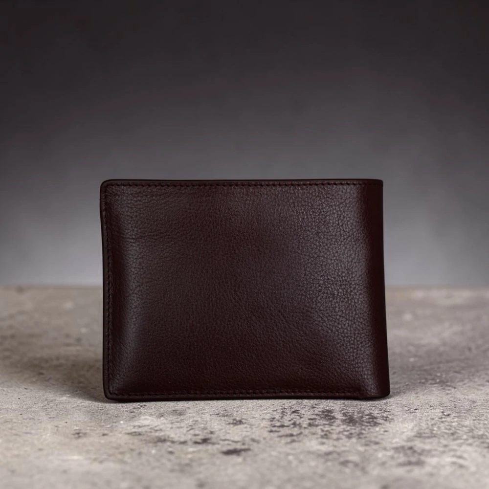 Zays Handcrafted Premium Leather Bifold Short Wallet – W124 - Image 36