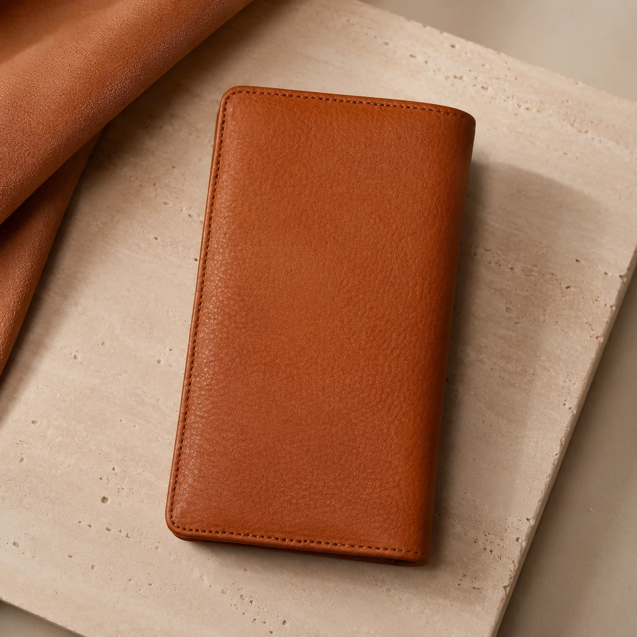 ZAYS Premium Genuine Leather Long Wallet for Men – Slim Mobile & Card Organizer with Magnetic Closure - W127 - Image 18