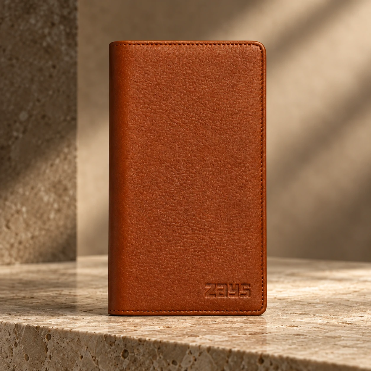 ZAYS Premium Genuine Leather Long Wallet for Men – Slim Mobile & Card Organizer with Magnetic Closure - W127 - Image 7