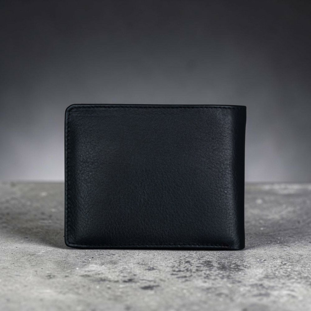 Zays Handcrafted Premium Leather Bifold Short Wallet - W109 - Image 29