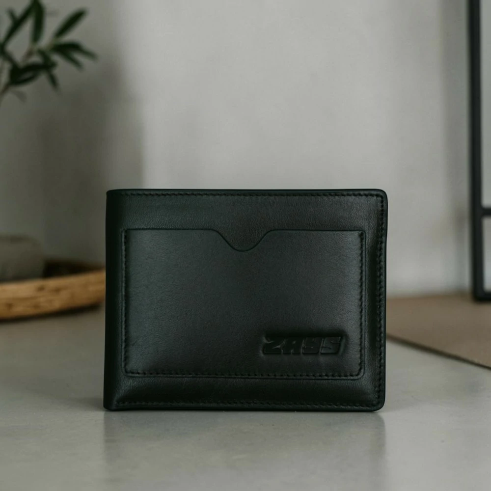 Zays Handcrafted Premium Leather Bifold Short Wallet – W124 - Image 21