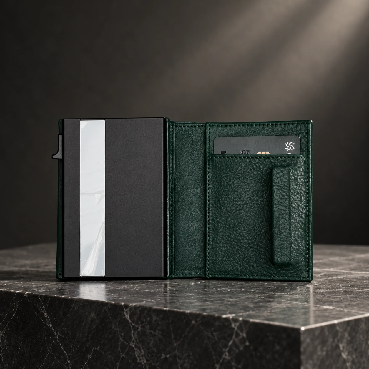 ZAYS Premium Genuine Leather Trifold Short Wallet for Men – Smart Card Holder with Zipper & Magnetic Closure – W128 - Image 26