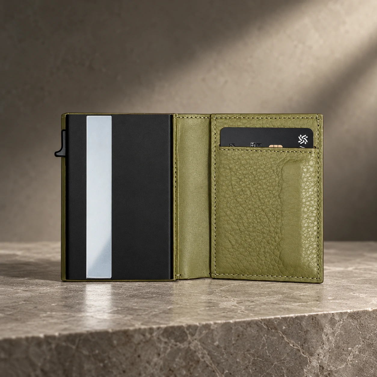 ZAYS Premium Genuine Leather Trifold Short Wallet for Men – Smart Card Holder with Zipper & Magnetic Closure – W128 - Image 43