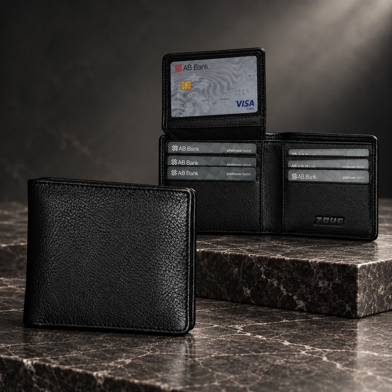 Zays Premium Genuine Leather Bifold Short Wallet for Men – Slim Wallet with 11 Card Slots & ID Holder – W130 - Image 23