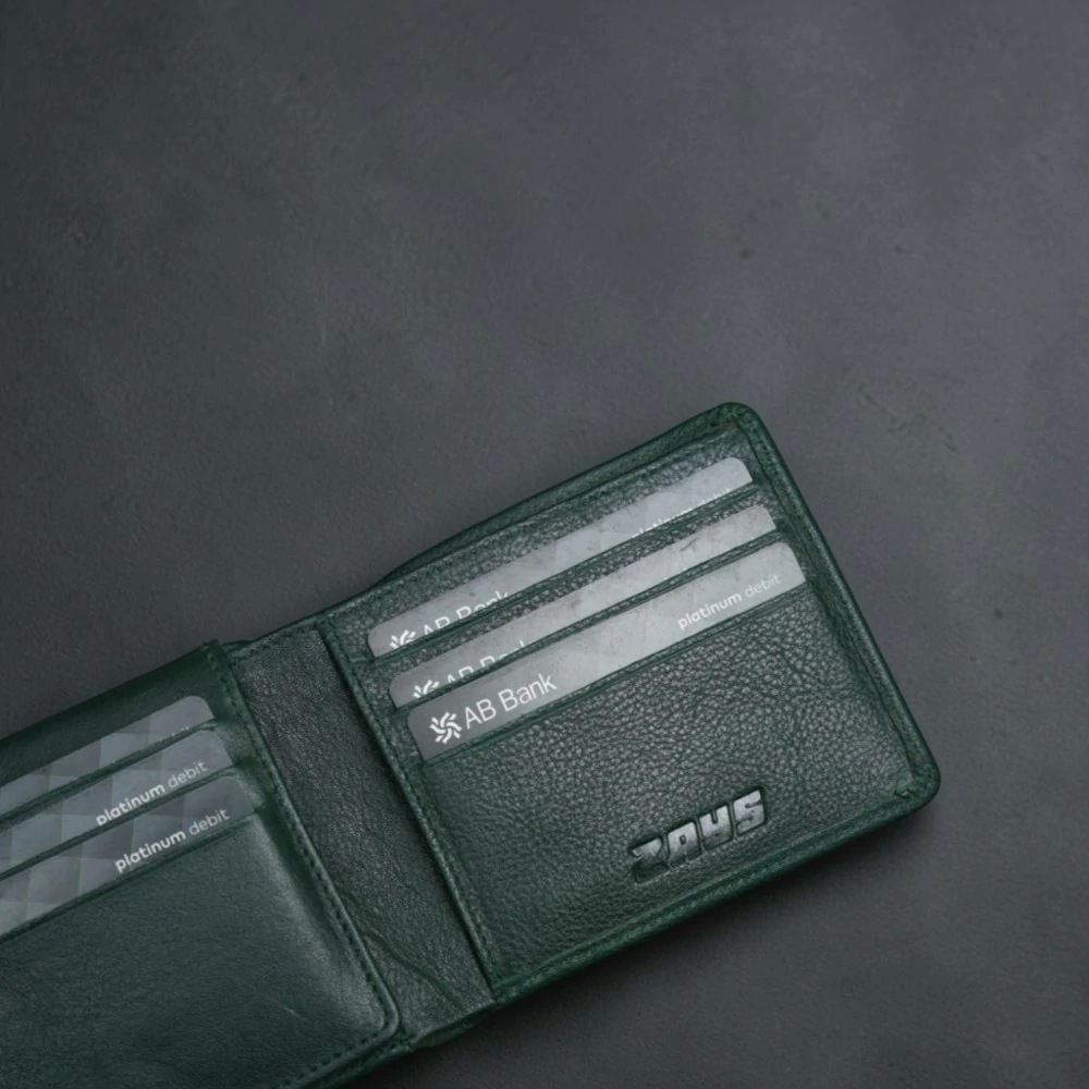 Zays Premium Genuine Leather Bifold Short Wallet for Men – Slim Wallet with 11 Card Slots & ID Holder – W130 - Image 15